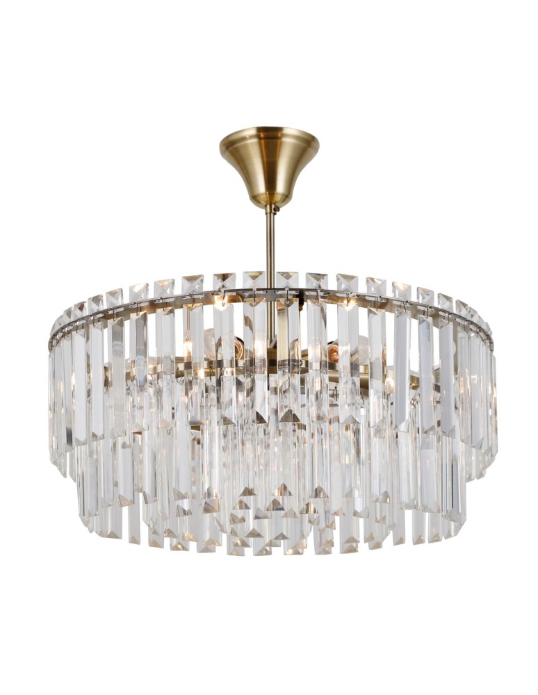 Italux Buena Wisząca Brąz antyczny 6xE14 40W PND-22320-6-ABR