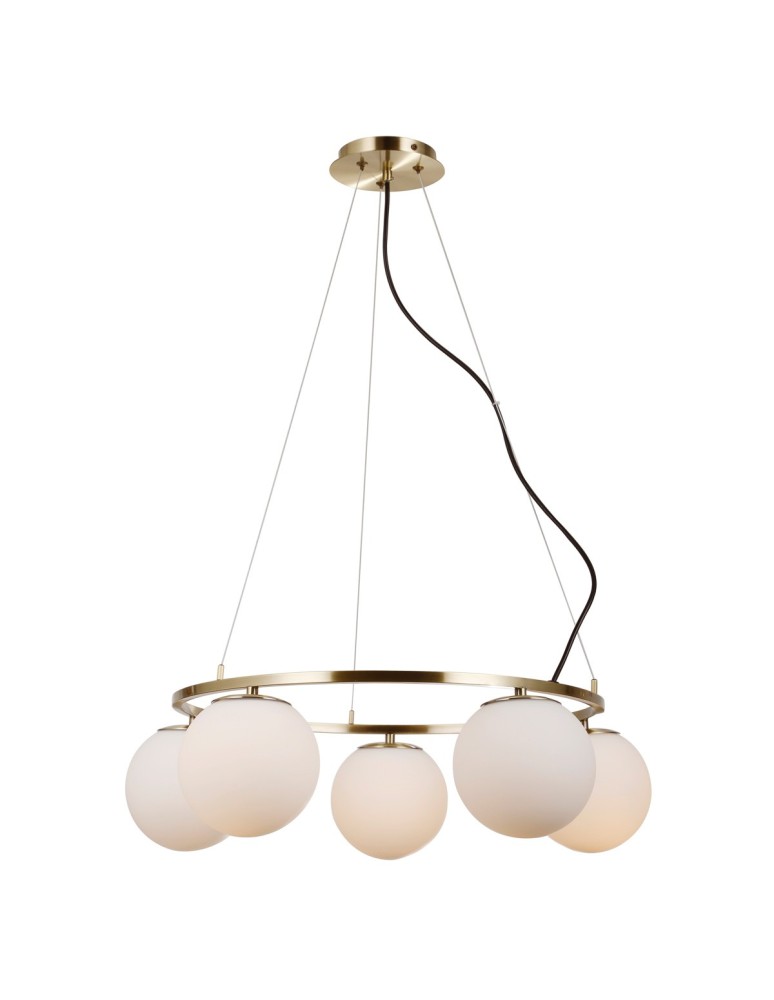Italux Larosa Wisząca Brąz antyczny 5xE27 5W PND-33453-5-ABR