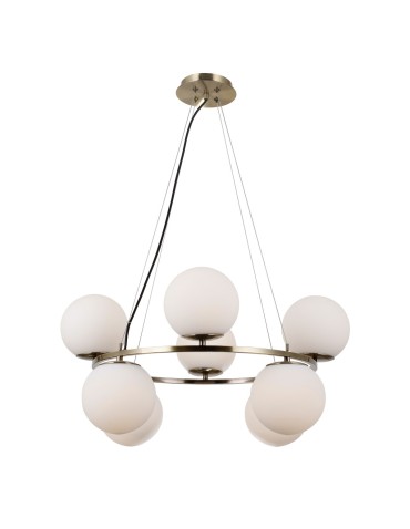 Italux Larosa Wisząca Brąz antyczny 8xE27 5W PND-33453-4-4-ABR