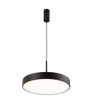 Lampy wiszące LED - Italux Orbital Wisząca Czarny piaskowany 1xLED 35W 3000K 5361-835RP-BK-3 - product 1