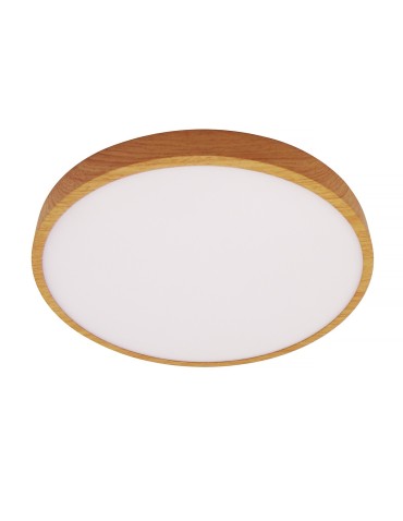 Italux Riberio Plafon Drewniany 1xLED 30W 3000K PLF-75689-WD-3K