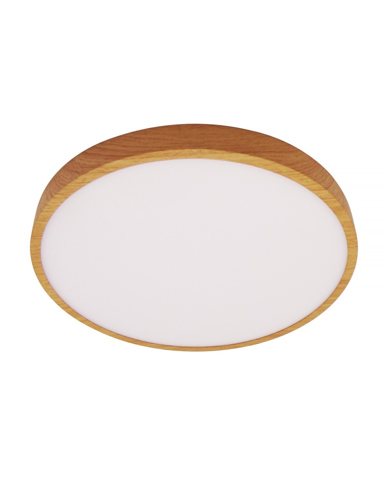 Italux Riberio Plafon Drewniany 1xLED 30W 3000K PLF-75689-WD-3K