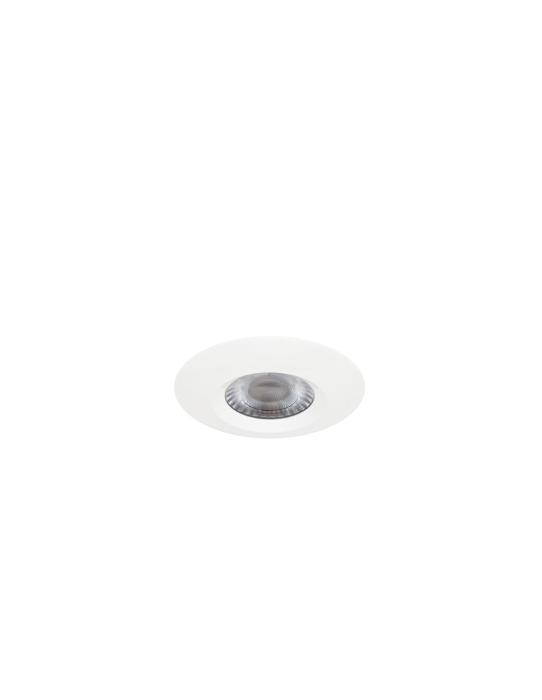 Lampy podtynkowe hermetyczne - Italux Encanto Sufitowa Wpuszczana Biały IP65/IP20 1xLED 8W 2700K-3000K-4000K-6000K RCS-9822-85-8W-WH-SWK - product kolory-swiatla.pl 4