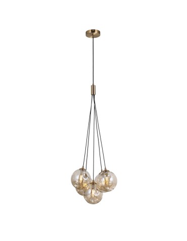Italux Perlos Wisząca Miodowy mosiądz 5xG9 5W PND-54456-5-HB-AMB - produkt 2