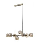 Lampy wiszące kule - Italux Erimida Wisząca Brąz antyczny 8xG9 5W PND-2244-8A-AB - product 1