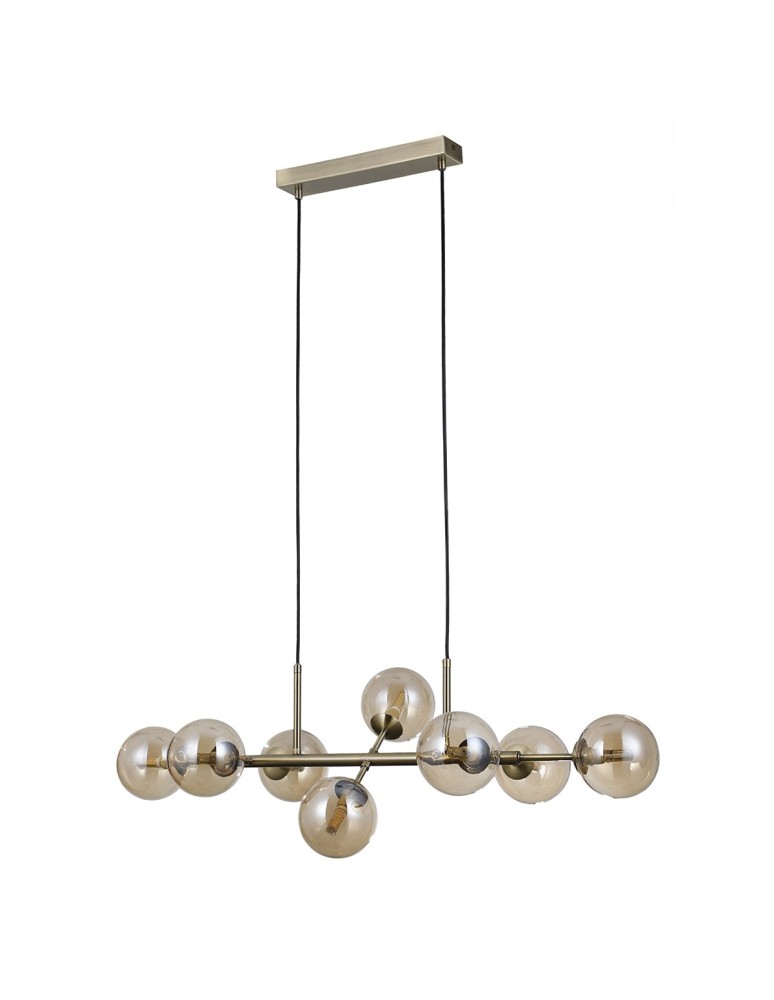 Italux Erimida Wisząca Brąz antyczny 8xG9 5W PND-2244-8A-AB