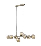 Lampy wiszące kule - Italux Erimida Wisząca Brąz antyczny 8xG9 5W PND-2244-8A-AB - product 2
