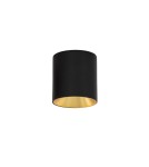Oprawy sufitowe LEDowe - Italux Altisma Natynkowa Czarny mat 1xLED 10W 3000K CLN-6677-75-BL-GD-3K - product 2