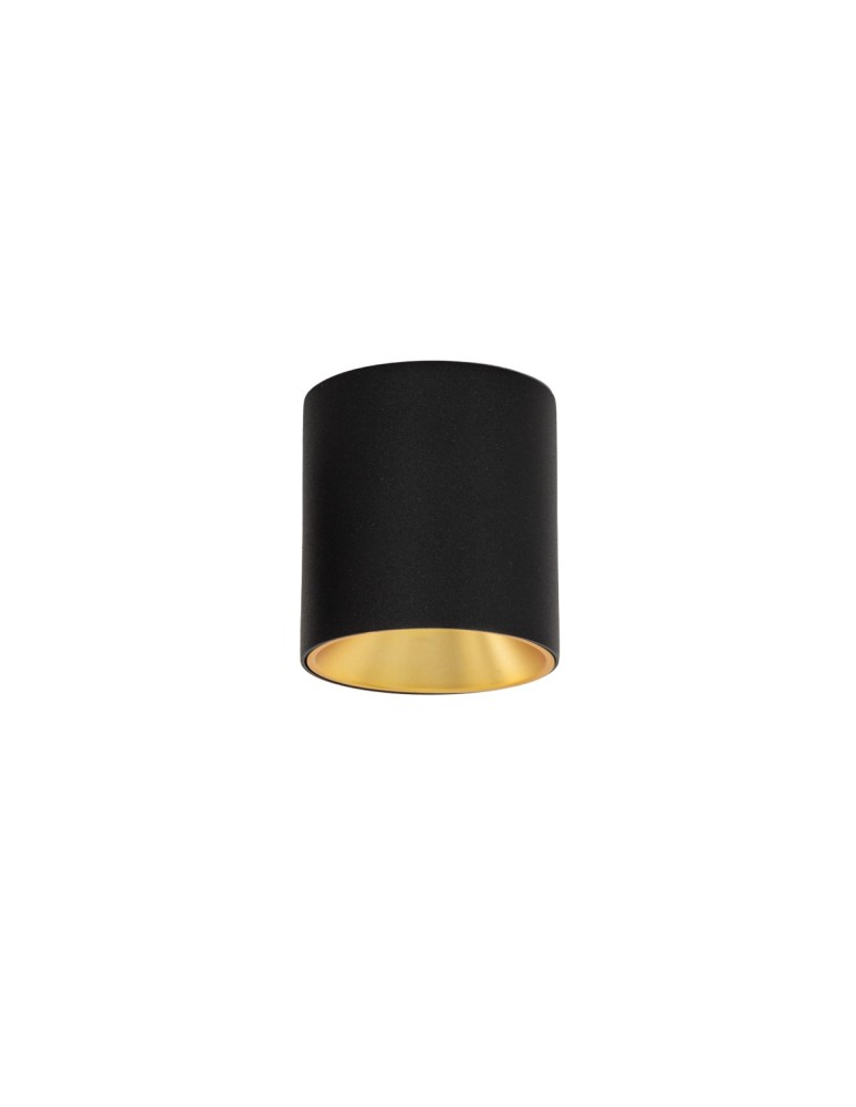Oprawy sufitowe LEDowe - Italux Altisma Natynkowa Czarny mat 1xLED 10W 3000K CLN-6677-75-BL-GD-3K - product kolory-swiatla.pl 2
