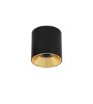 Oprawy sufitowe LEDowe - Italux Altisma Natynkowa Biały mat, złoty wewnątrz 1xLED 15W 3000K CLN-6677-95-BL-GD-3K - product 1