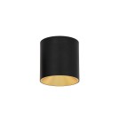 Oprawy sufitowe LEDowe - Italux Altisma Natynkowa Biały mat, złoty wewnątrz 1xLED 15W 3000K CLN-6677-95-BL-GD-3K - product 3