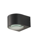 Kinkiety zewnętrzne - Italux Pesaro 3K Zewnętrzna Ścienna Czarny piaskowany IP54 2xLED 10W 3000K OWL-8082-3K - product 2