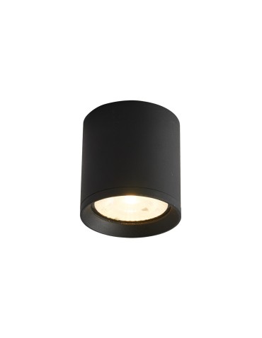 Italux Cervia 4K Zewnętrzna Natynkowa Czarny piaskowany IP54 1xLED 15W 4000K OPN-2007-4K