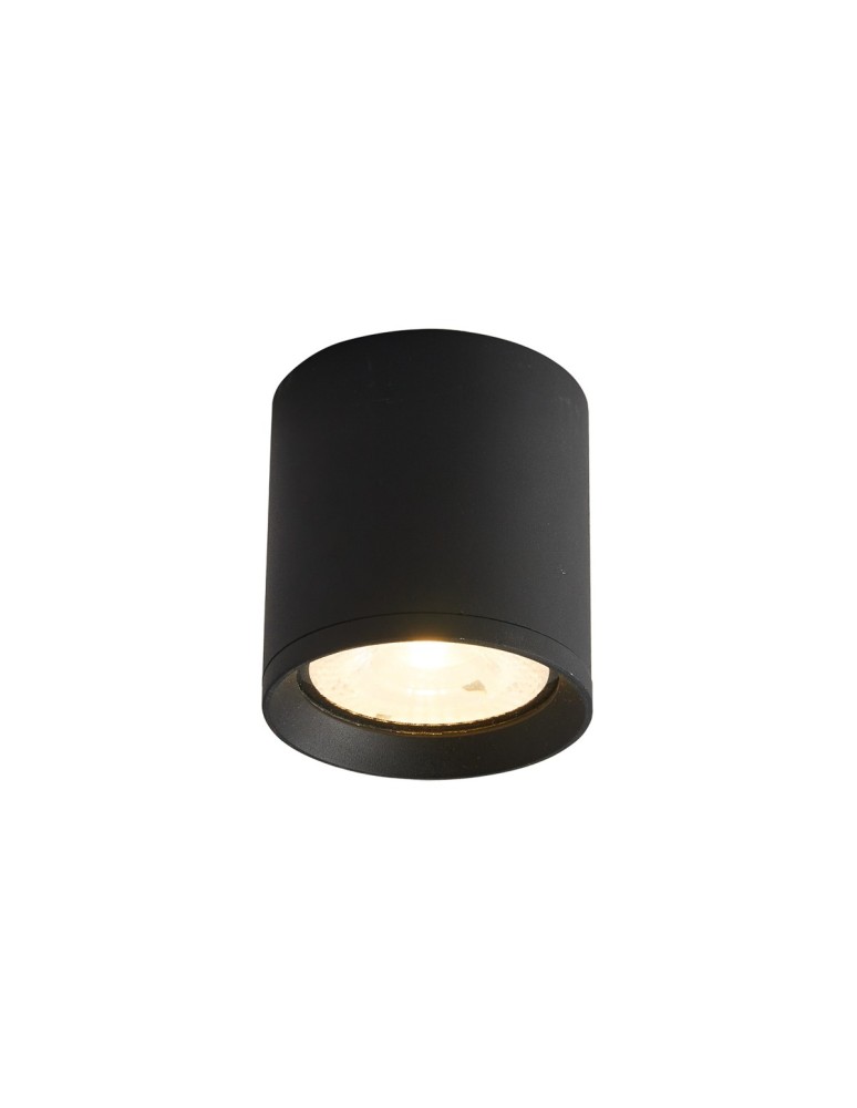 Italux Cervia 4K Zewnętrzna Natynkowa Czarny piaskowany IP54 1xLED 15W 4000K OPN-2007-4K