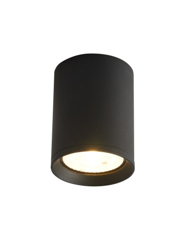 Italux Cervia 4K Zewnętrzna Natynkowa Czarny piaskowany IP54 1xLED 9W 4000K OPN-2003-4K