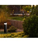 Lampy ogrodowe stojące - Italux Marcon 3K Zewnętrzna Stojąca Czarny piaskowany IP54 1xLED 12W 3000K OFL-6552-70-3K - product 2