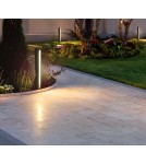 Lampy ogrodowe stojące - Italux Grado 4K Zewnętrzna Stojąca Czarny piaskowany IP54 1xLED 12W 4000K OFL-7281-4K - product 3