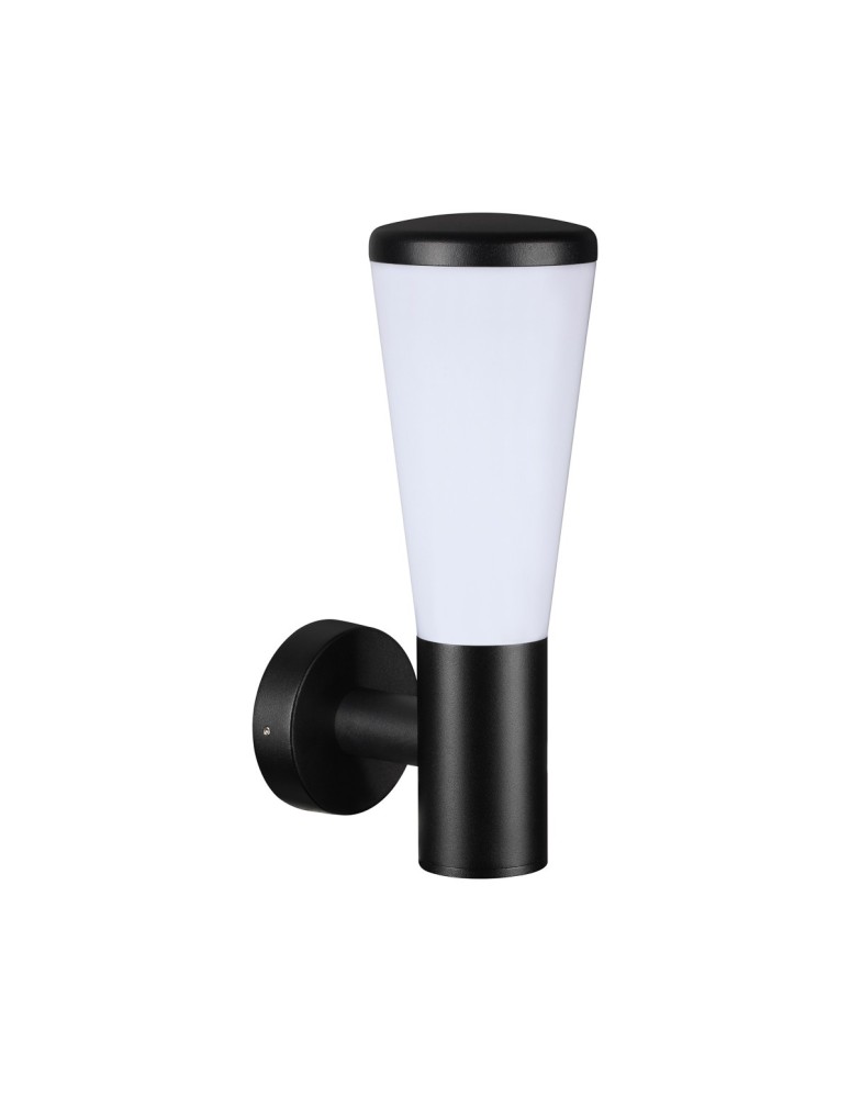 Italux Paralel Zewnętrzna Ścienna Czarny piaskowany IP54 1xE27 20W OWL-2613
