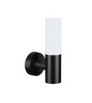 Kinkiety zewnętrzne - Italux Salo Zewnętrzna Ścienna Czarny piaskowany IP54 1xE27 20W OWL-2763 - product 1