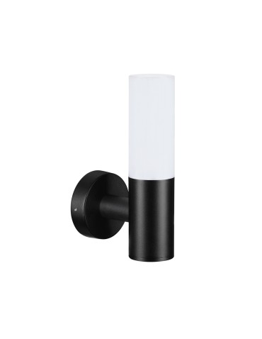 Italux Salo Zewnętrzna Ścienna Czarny piaskowany IP54 1xE27 20W OWL-2763