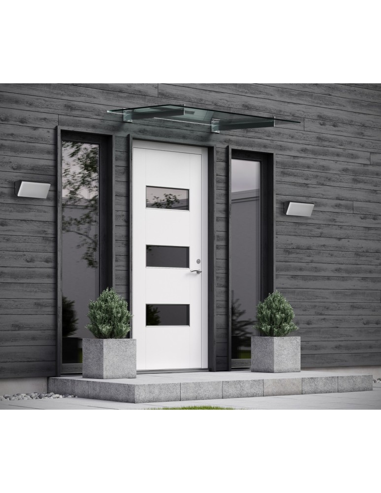 Kinkiety zewnętrzne - Italux Nave 4K Zewnętrzna Ścienna Czarny piaskowany IP65 1xLED 10W 4000K OWL-7032-4K - product kolory-swiatla.pl 2