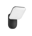 Kinkiety zewnętrzne - Italux Nammi Zewnętrzna Ścienna Czarny piaskowany IP54 1xLED 12W 3000K OWL-6206-3K - product 1