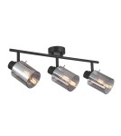 Italux Sardo Reflektor/Spot Czarny, dymiony 3xE14 40W SPL-5581-3-BK-SG Italux Sardo Reflektor/Spot Czarny, dymiony 3xE14 40W SPL-5581-3-BK-SG
