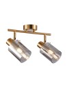 Italux Sardo Reflektor/Spot Mosiężny, dymiony 2xE14 40W SPL-5581-2-BRO-SG