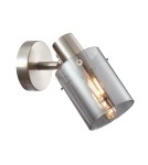 Italux Sardo Kinkiet Srebrny, dymiony 1xE14 40W SPL-5581-1-SC-SG Italux Sardo Kinkiet Srebrny, dymiony 1xE14 40W SPL-5581-1-SC-SG