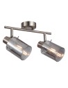 Italux Sardo Reflektor/Spot Srebrny, dymiony 2xE14 40W SPL-5581-2-SC-SG