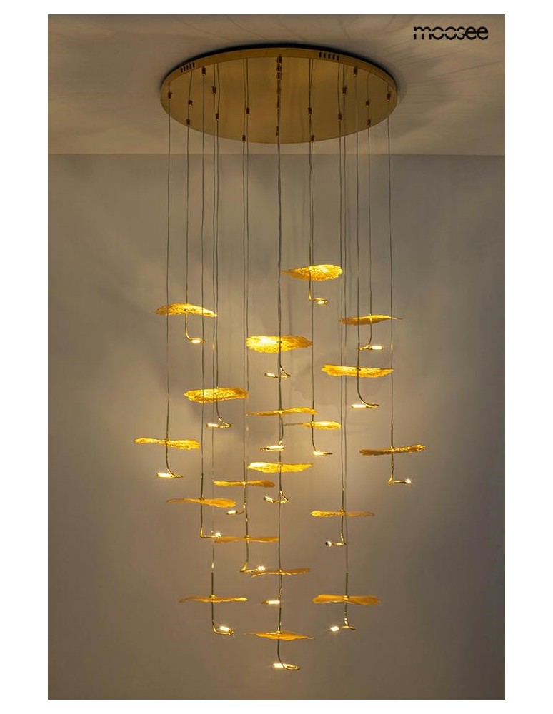 MOOSEE lampa wisząca LEAFS DISC złota (MSE1501100168)