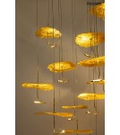 Lampy wiszące designerskie - MOOSEE lampa wisząca LEAFS DISC złota (MSE1501100168) - product 3
