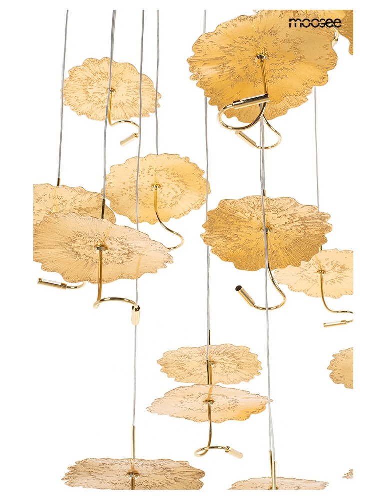 MOOSEE lampa wisząca LEAFS DISC złota (MSE1501100168)