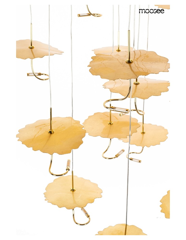 MOOSEE lampa wisząca LEAFS DISC złota (MSE1501100168)