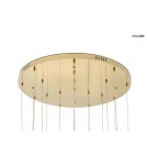 Lampy wiszące designerskie - MOOSEE lampa wisząca LEAFS DISC złota (MSE1501100168) - product 10