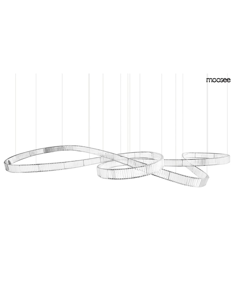 MOOSEE lampa wisząca WAVE 380 chrom (MSE1501100200) MOOSEE lampa wisząca WAVE 380 chrom (MSE1501100200)