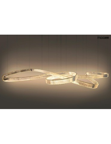 MOOSEE lampa wisząca WAVE 380 chrom (MSE1501100200) - produkt 2