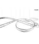 MOOSEE lampa wisząca WAVE 380 chrom (MSE1501100200) MOOSEE lampa wisząca WAVE 380 chrom (MSE1501100200)