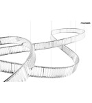 MOOSEE lampa wisząca WAVE 380 chrom (MSE1501100200) MOOSEE lampa wisząca WAVE 380 chrom (MSE1501100200)