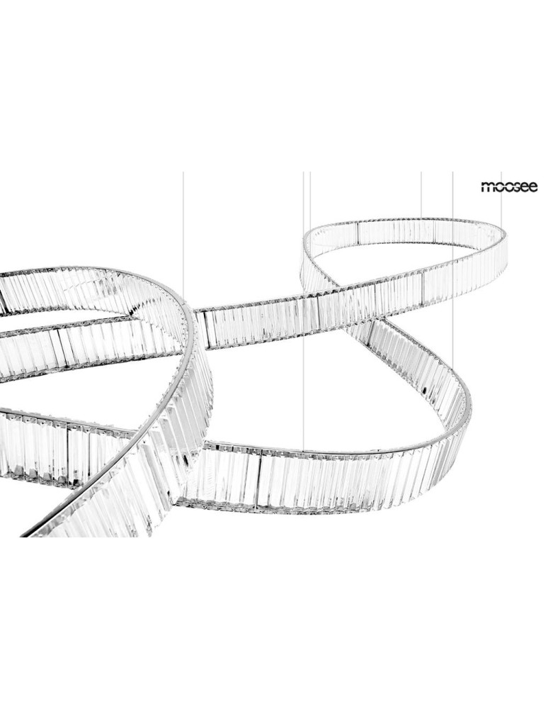 MOOSEE lampa wisząca WAVE 380 chrom (MSE1501100200) MOOSEE lampa wisząca WAVE 380 chrom (MSE1501100200)