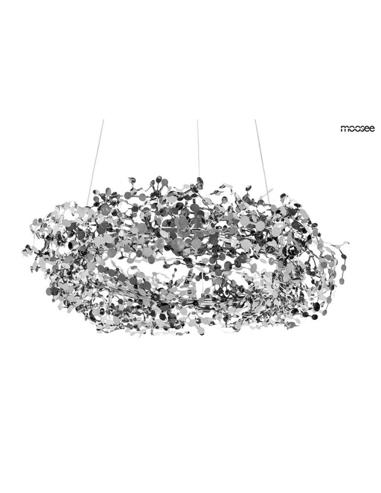 MOOSEE lampa wisząca MONETE 60 chrom (MSE1501100175) MOOSEE lampa wisząca MONETE 60 chrom (MSE1501100175)
