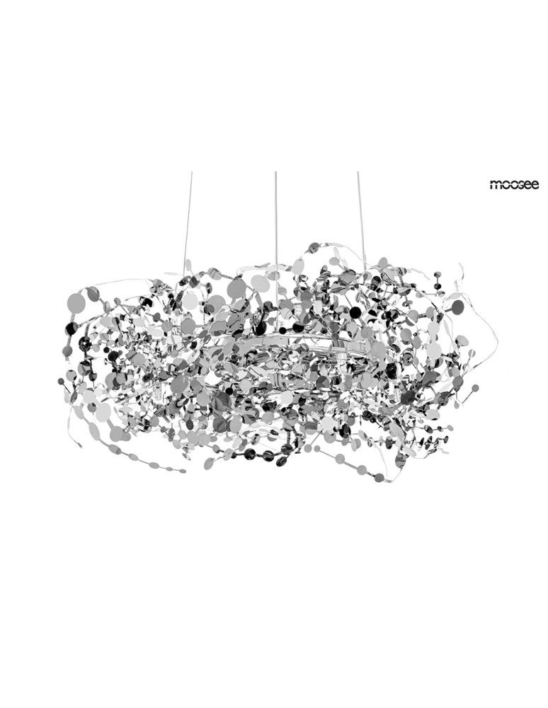 MOOSEE lampa wisząca MONETE 60 chrom (MSE1501100175) MOOSEE lampa wisząca MONETE 60 chrom (MSE1501100175)