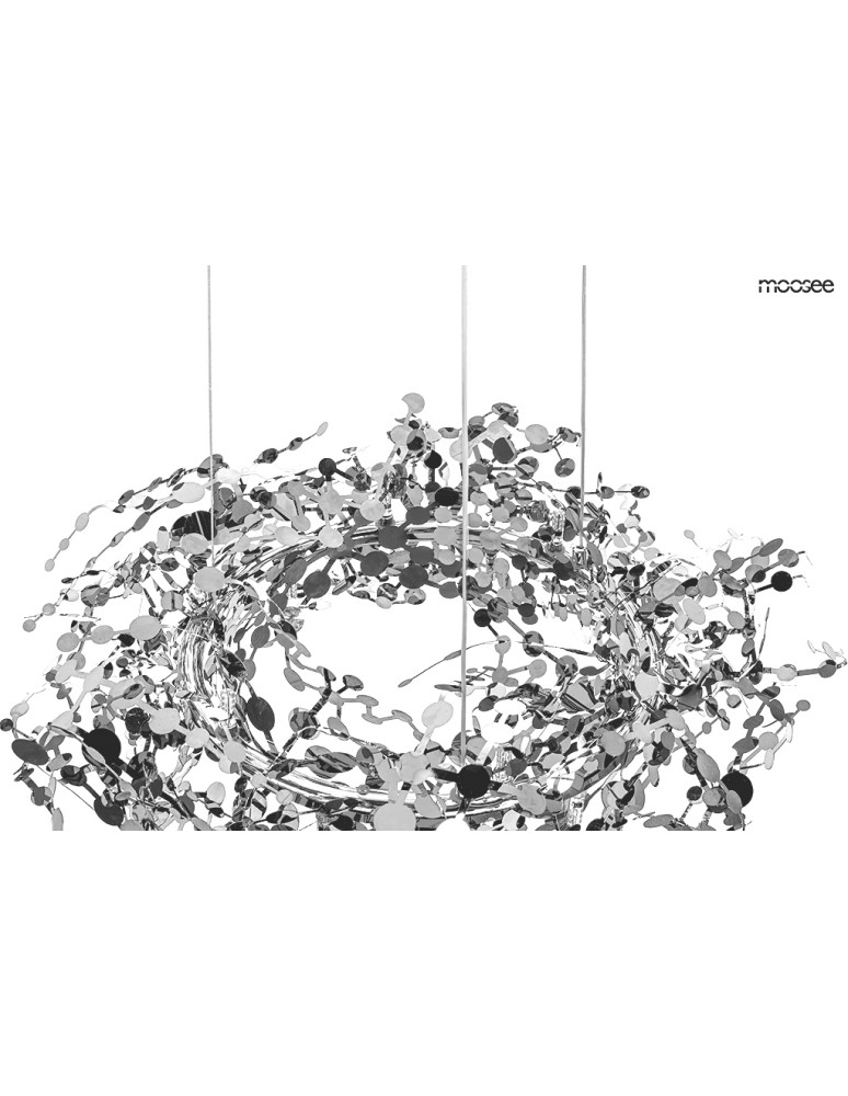 MOOSEE lampa wisząca MONETE 60 chrom (MSE1501100175) MOOSEE lampa wisząca MONETE 60 chrom (MSE1501100175)
