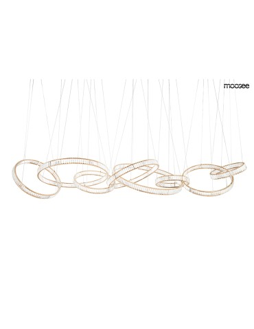 MOOSEE lampa wisząca LIBERTY LINE 8 złota (MSE1501100191)