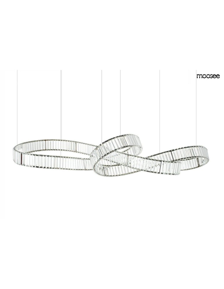 MOOSEE lampa wisząca WAVE 160B chrom (MSE1501100199)