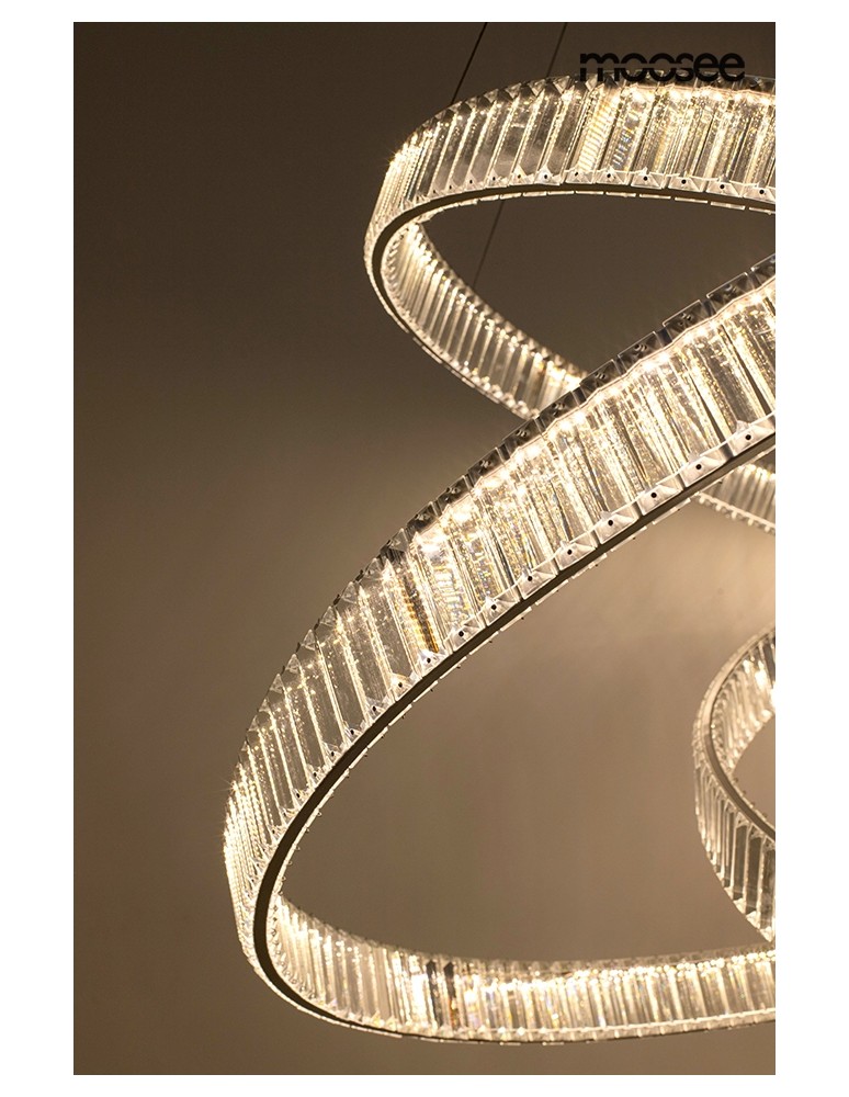 MOOSEE lampa wisząca WAVE 130 chrom (MSE1501100197) MOOSEE lampa wisząca WAVE 130 chrom (MSE1501100197)