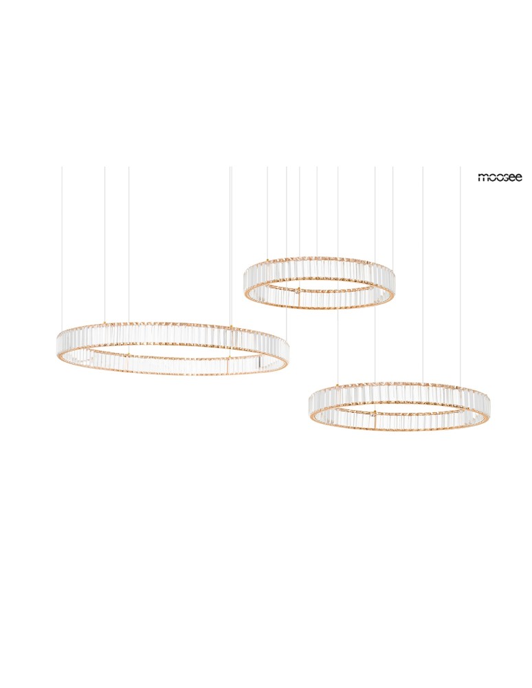 MOOSEE lampa wisząca LIBERTY 3A złota (MSE1501100189) MOOSEE lampa wisząca LIBERTY 3A złota (MSE1501100189)