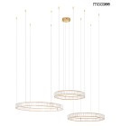 MOOSEE lampa wisząca LIBERTY 3A złota (MSE1501100189) MOOSEE lampa wisząca LIBERTY 3A złota (MSE1501100189)