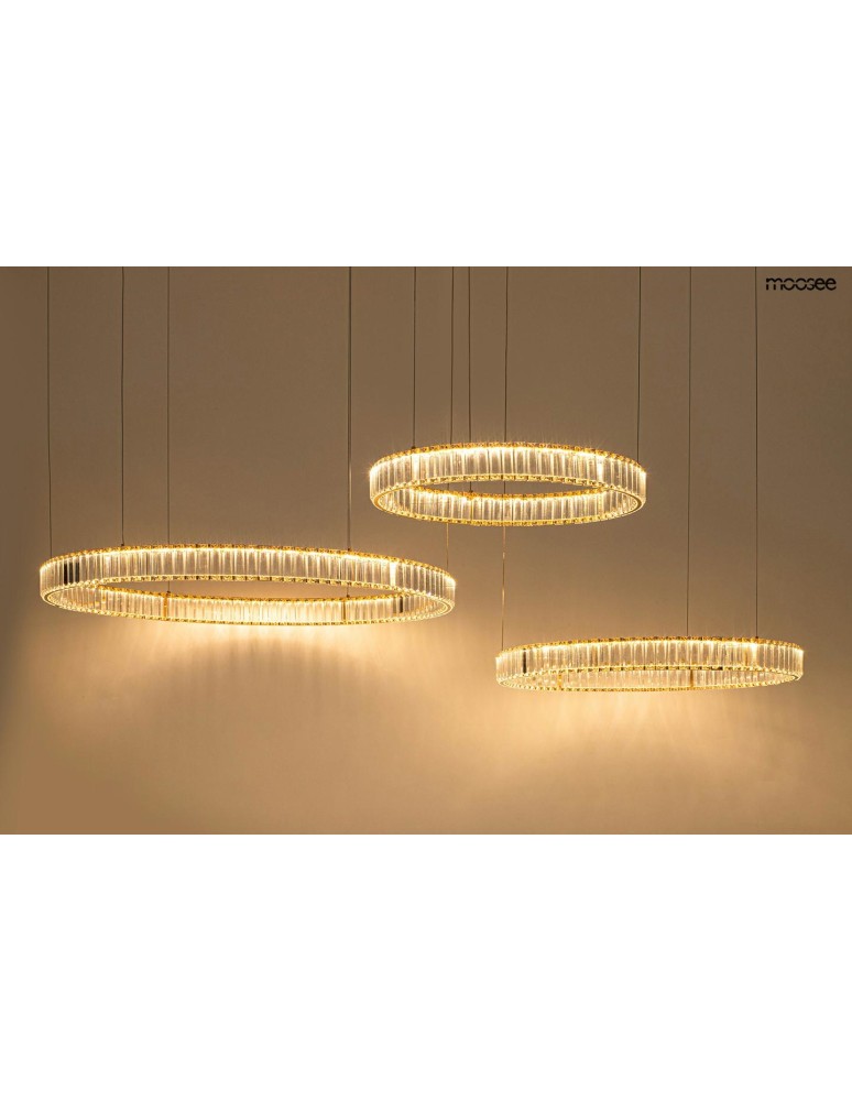 MOOSEE lampa wisząca LIBERTY 3A złota (MSE1501100189) MOOSEE lampa wisząca LIBERTY 3A złota (MSE1501100189)
