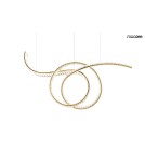 Lampy wiszące nad wyspę - MOOSEE lampa wisząca WAVE 120 złota (MSE1501100188) - product 1